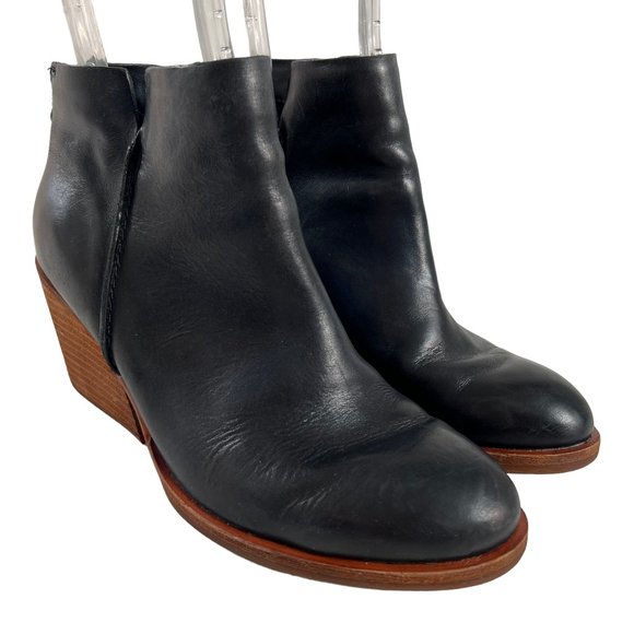 KorkEase Shoes Kork Ease Boots Booties Black Leather Chandra High